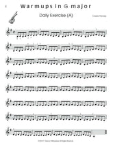 Warming Up for Violin, Book One